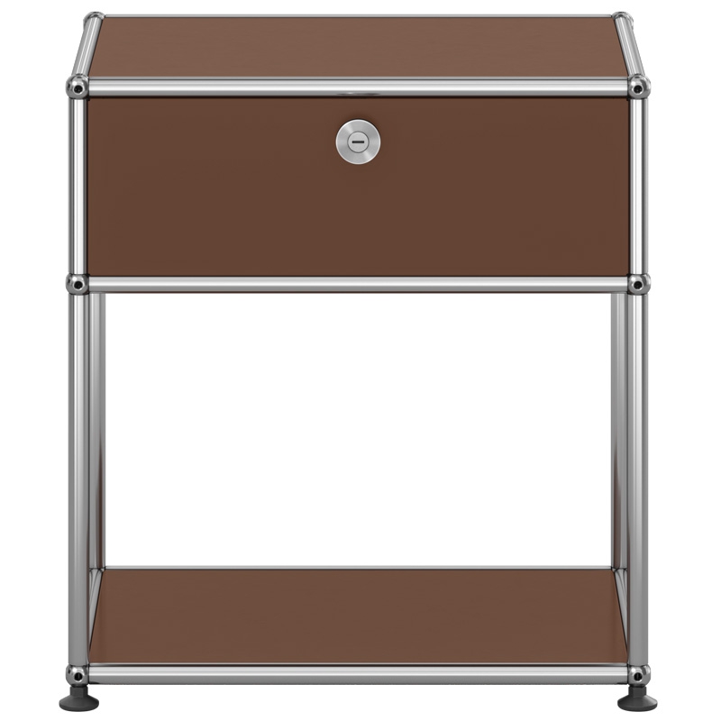 Mesa de Noche Haller 2 Marrón ERF