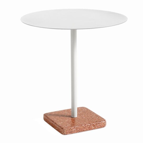 Terrazzo Round Grey Terrazzo / Anthracite Table QD-355331