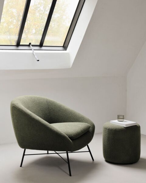 Pouf Barrow Ø40 Verde Pino ER-356832