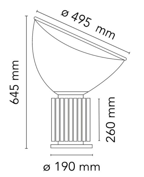 Lámpara Taccia Black ER-359476