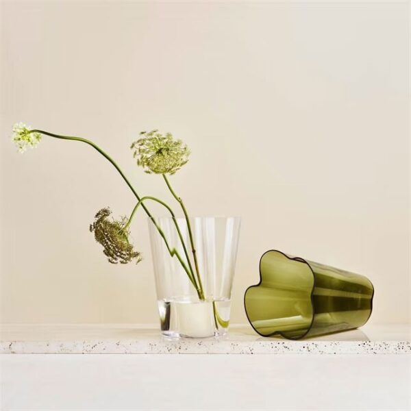 Alvar Aalto Vase 16 Moss Green QD-369343