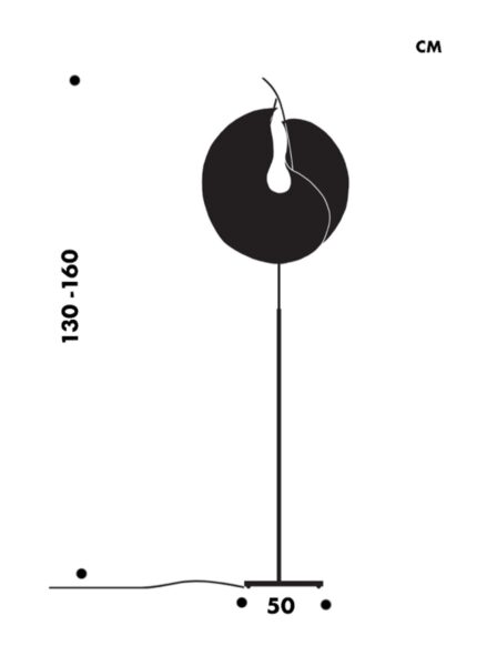 Lámpara Yoruba Rose Floor-367256