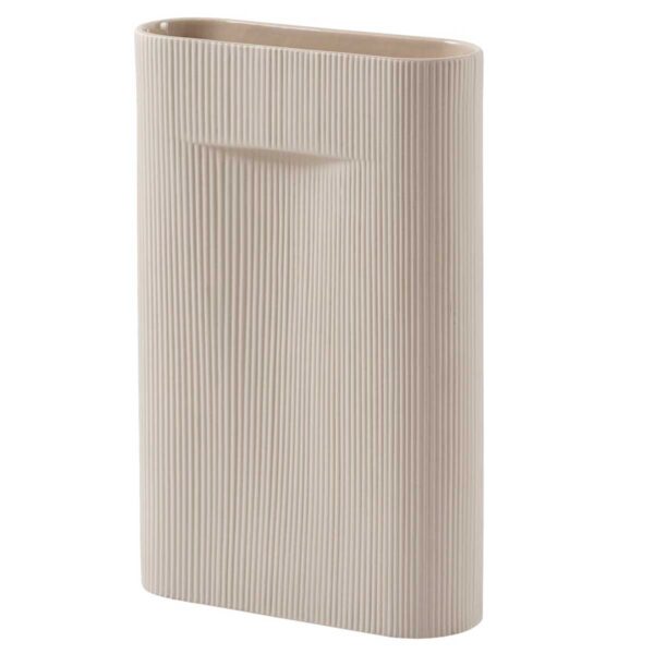 Jarrón Ridge L Beige ER-0