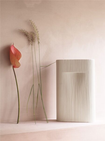 Ridge Off White L Vase QD-368435