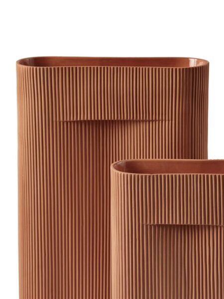 Ridge Beige M Vase QD-368406