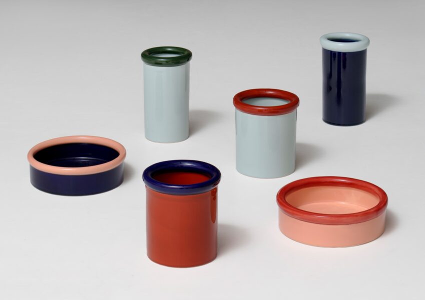 Rod Pot Azul Oscuro & Terracotta ER-370298