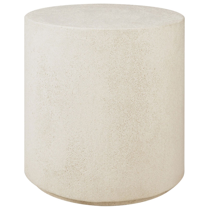 Mesa Elements Ø40 Microcemento Blanco ER-0