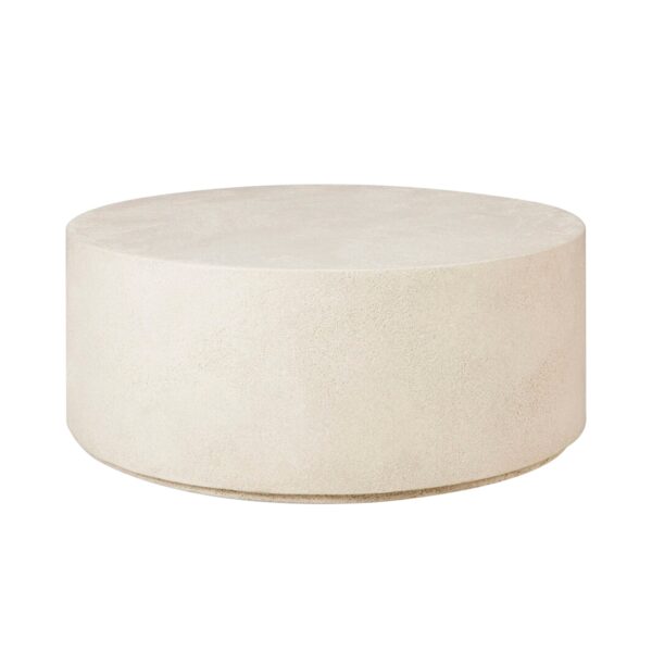 Mesa Elements Ø60 Microcemento Blanco ER-0