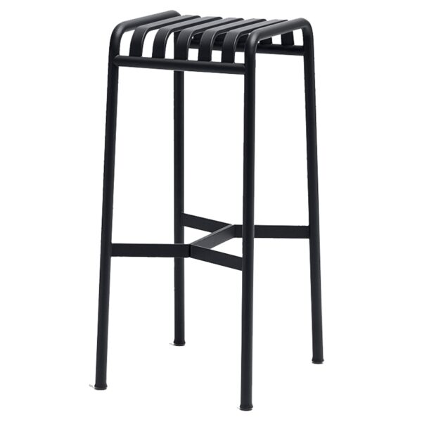 Taburete Palissade Alto Negro-0