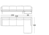 3 Plazas + Chaise Longue Derecha 7.465,70 €