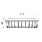 Ø: 1400 x Al: 380 mm 926,86 €