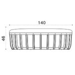 Ø: 1400 x Al: 460 mm 926,86 €