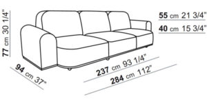 Sofá 2840 mm +7.827,49 €