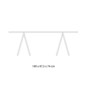 Al 740 x An 1800 x P 875 mm +1.027,50 €