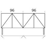 4 Puertas Al 980 mm / Patas Largas +4.659,71 €