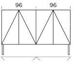 4 Puertas Al 1300 mm / Patas Largas +5.753,55 €