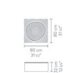 800 x 800 x 320 mm +1.665,40 €