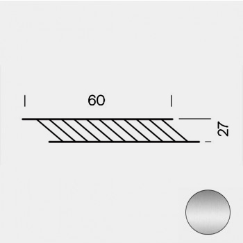 Estante Rejilla 60 x 27 cm Cromado