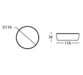 Pouf D116x36 +1.124,09 €