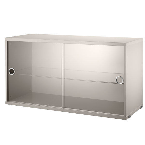 Armario Vitrina 78x30x42 Beige