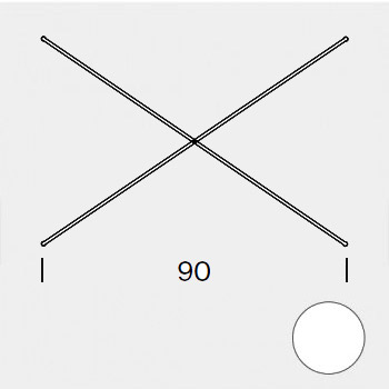 Tirantes Sujeción 90 cm Blanco