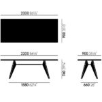 H 740 x W 2200 x D 900 mm +3.600,00 €