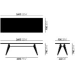 H 740 x W 2600 x D 900 mm +4.270,00 €