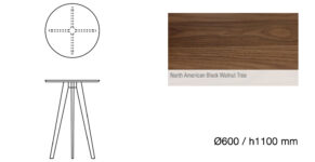 Nogal Ø600 x 1100 mm +3.119,38 €