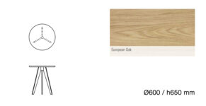 Roble Ø600 x 650 mm +1.944,47 €