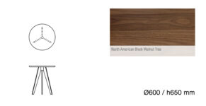 Nogal Ø600 x 650 mm +2.335,30 €