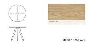 Roble Ø900 x 750 mm +3.363,80 €
