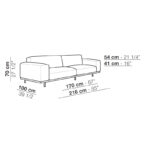 Sofá 2160 mm 8.211,06 €