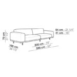 Sofá 2460 mm 8.211,06 €