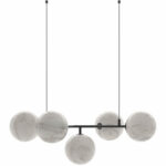 Estructura Negra / Cristal Blanco Veteado +5.172,02 €