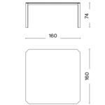 An: 1600 x P: 1600 x Al: 740 mm 7.707,70 €