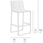 Taburete Con Respaldo Alto +1.200,00 €
