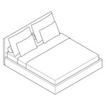 An: 1950 x P: 2140 x Al: 980 mm (Para colchón de 1800 x 2000 mm) +3.312,50 €