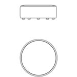 Ø 930 x Al: 390 mm +1.008,00 €
