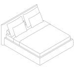 An: 2100 x P: 2230 x Al: 1050 mm (Para colchón de 1800 x 2000 mm) +4.149,90 €