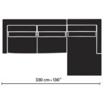 4 Plazas + Chaise Longue Derecha 5.533,33 €