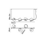 Tam Tam 4 Rail Pendant 1.226,21 €