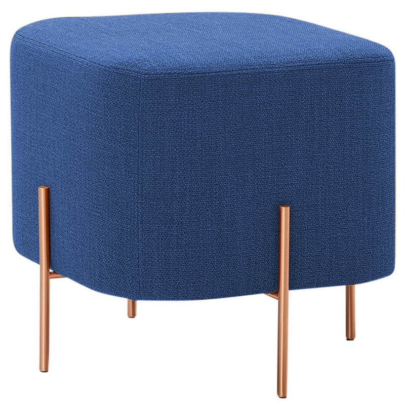 Pouf Elephant 45x45 / Patas Cobrizo / Tapizado Step Melange / ER-0