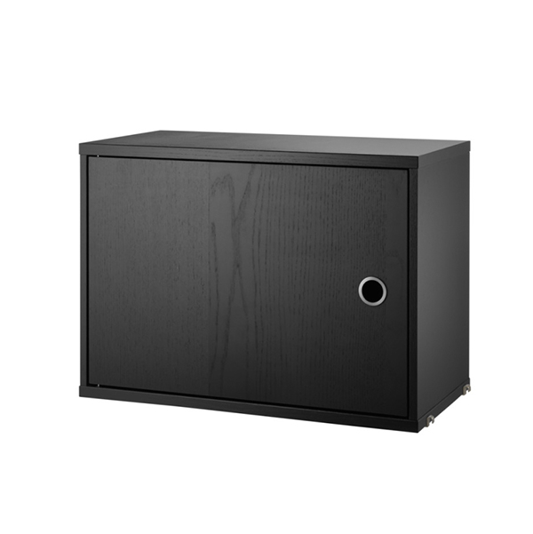 Armario Puerta Batiente 58x30x42 Freno Teñido Negro