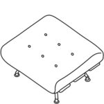 Con pouf. Al 400 x An 740 x P 550 mm 3.617,90 €