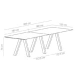 Doble 3600 x 1200 mm 2.724,92 €