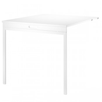 Mesa Plegable 78x30/96x71 Blanco - Blanco