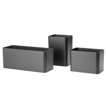 Organizadores (Pack 3 Ud) Negro