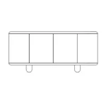 An: 1840 x P: 500 x Al: 820 mm +12.584,00 €