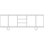 An: 2340 x P: 500 x Al: 820 mm +15.730,00 €