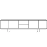 An: 2340 x P: 500 x Al: 620 mm +13.915,00 €